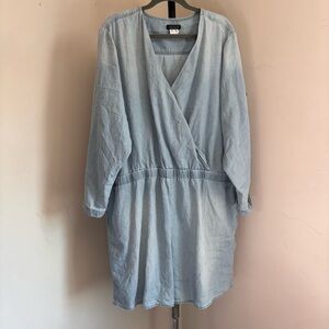 VENUS Light Blue V-Neck Romper